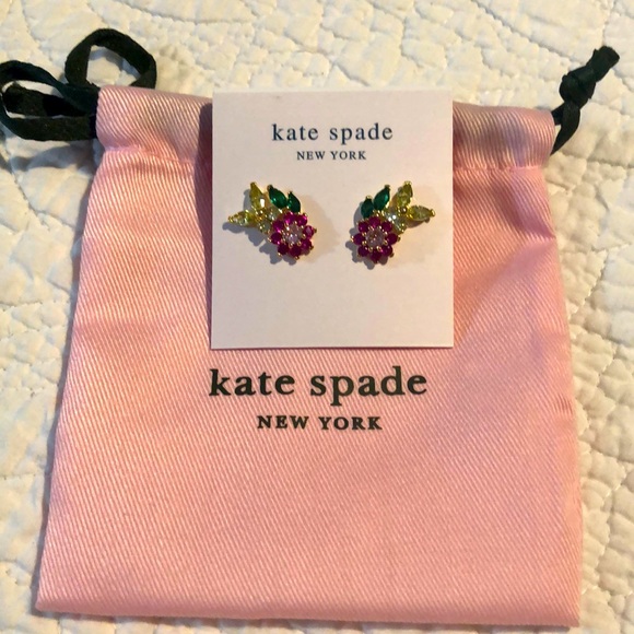 NWT Kate Spade ♠️ New Bloom floret earrings - Picture 2 of 4